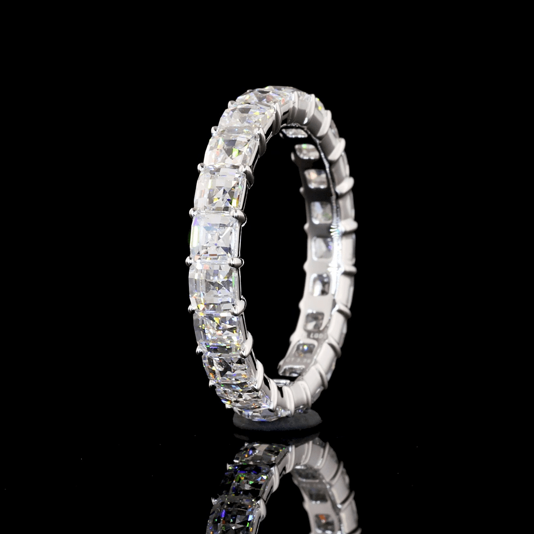 3.36 Carat Lab Grown Diamond Eternity Ring