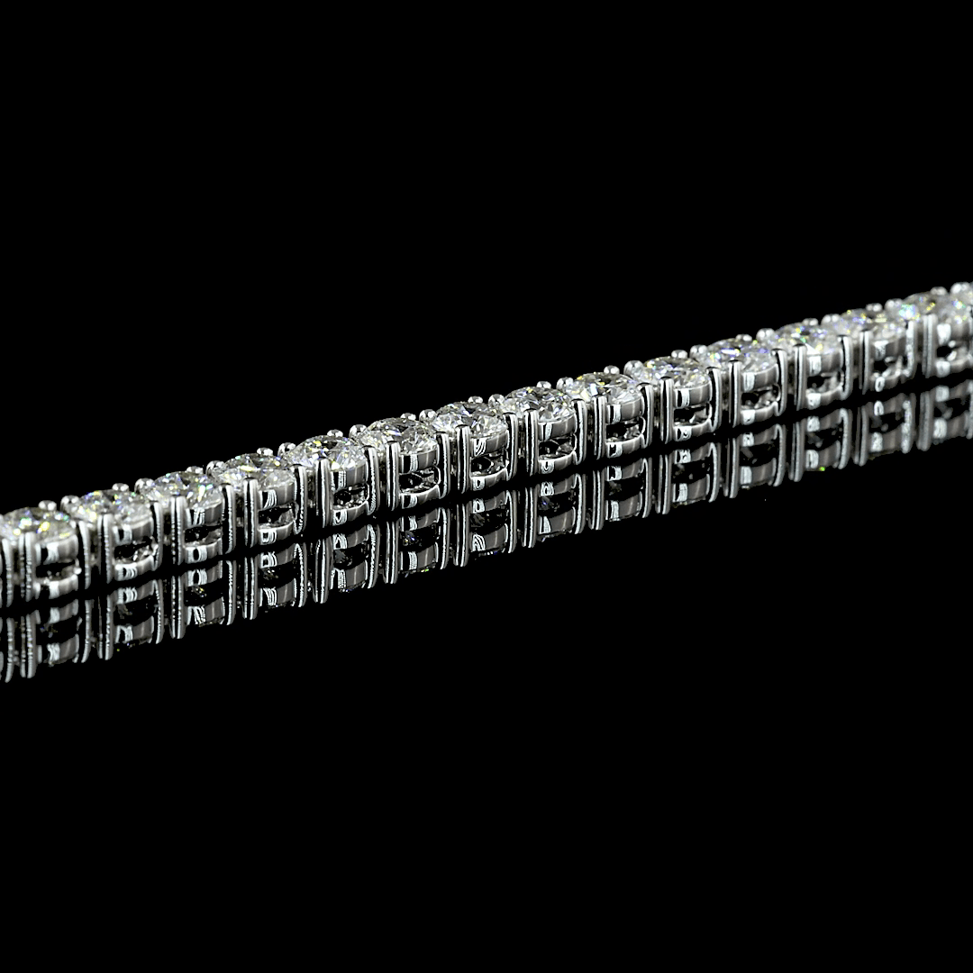 4.5 Carat Lab Grown Diamond Tennis Necklace