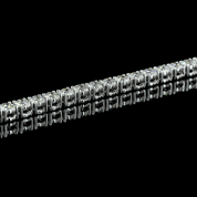 4.5 Carat Lab Grown Diamond Tennis Necklace
