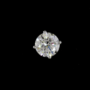 4.5 Carat Lab Grown Round Diamond Stud Earrings