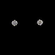 4.5 Carat Lab Grown Round Diamond Stud Earrings