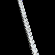 4 Carat Lab Grown Pear-Shaped Diamond Bracelet