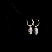 4 Carat Lab Oval Diamond Hanging Earrings