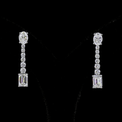 5.06 Carat Lab Grown Diamond Dangling Earrings