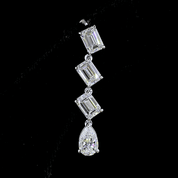 5.12 Carat Lab Grown Diamond Hanging Earrings