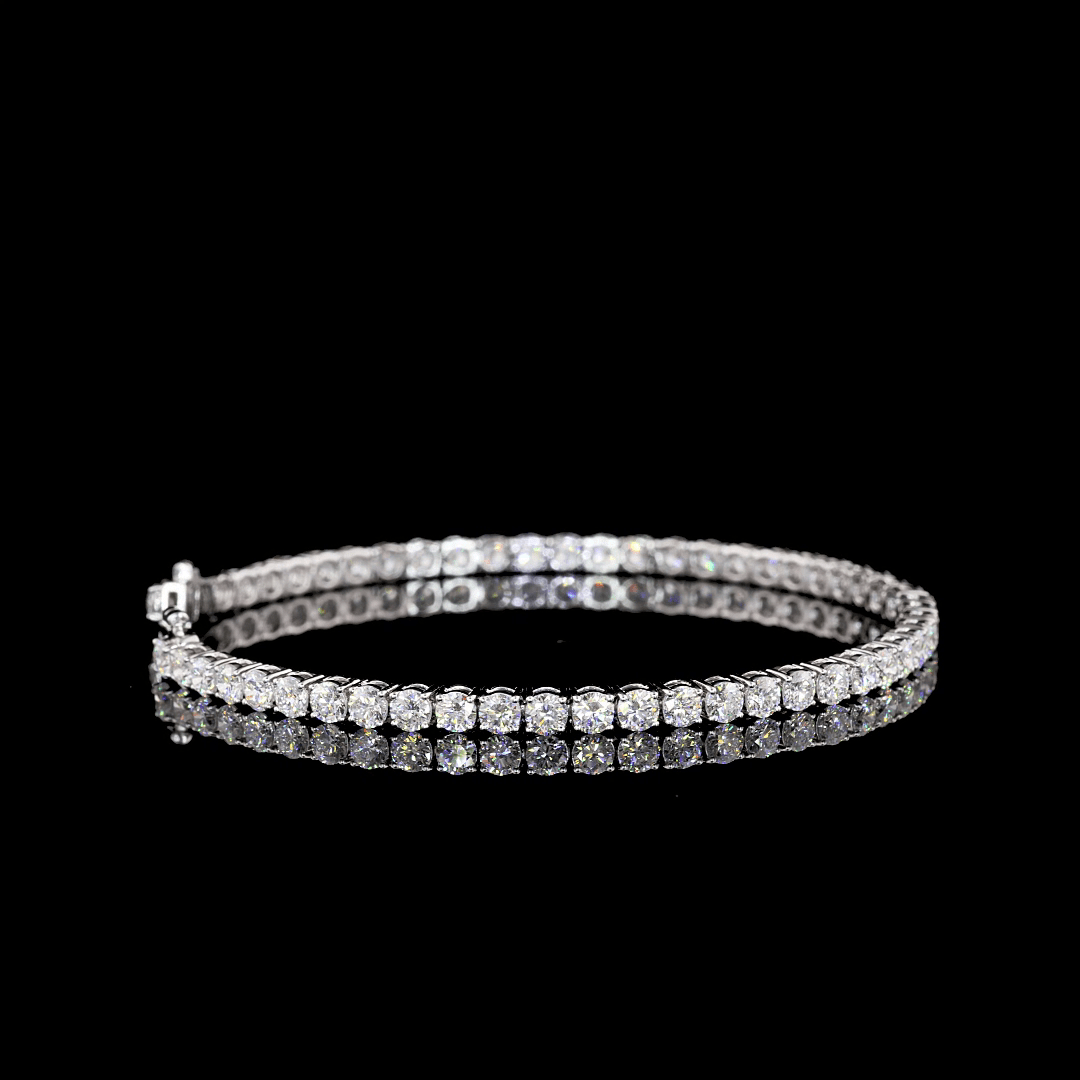 5.85 Carat Lab Grown Diamond Tennis Bracelet