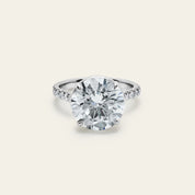 6 Carat Round Diamond Engagement Ring