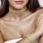 66.43 Carat Yellow Diamond Bracelet