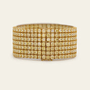 66.43 Carat Yellow Diamond Bracelet