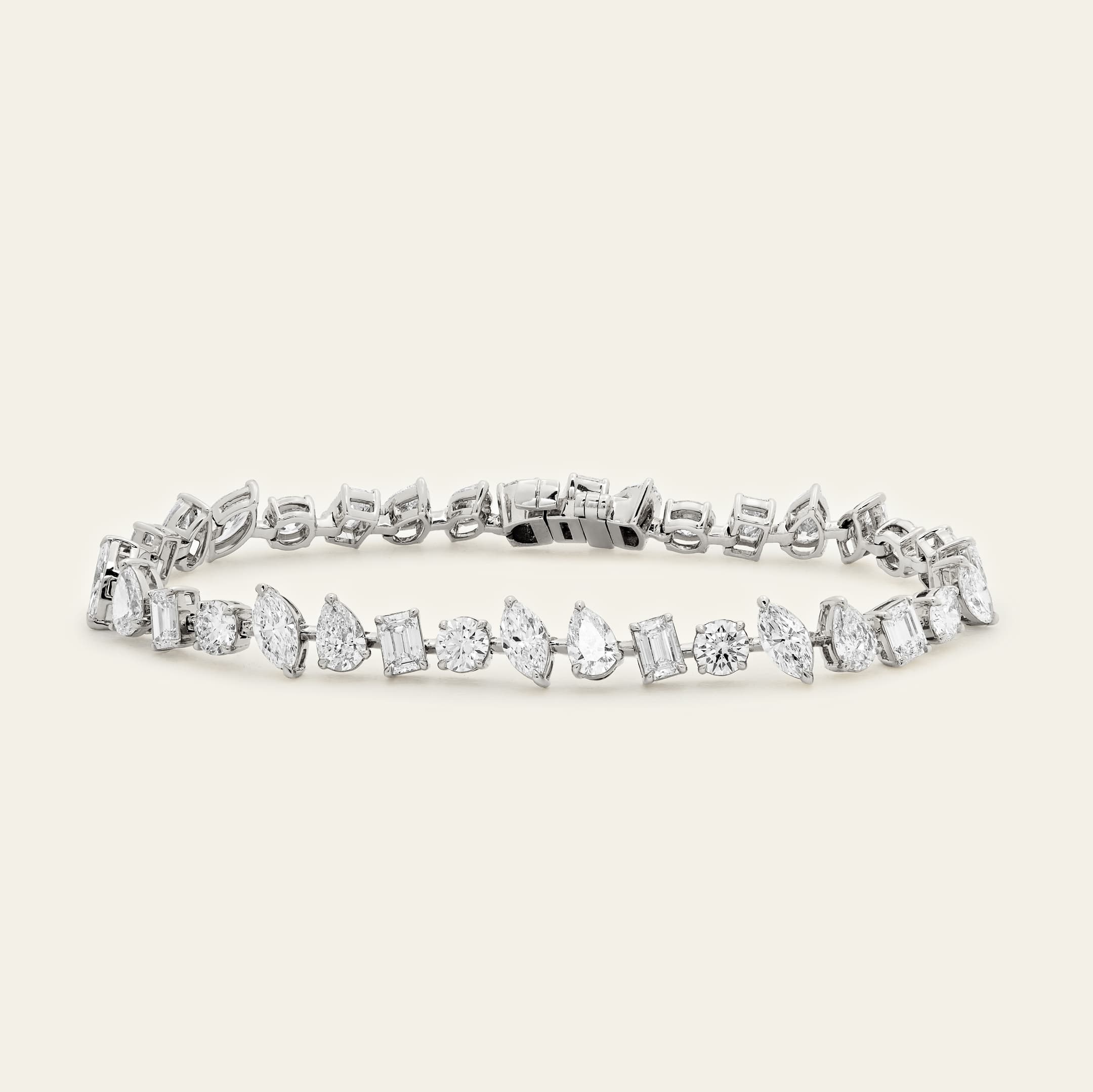 7.42 Carat Diamond Confetti Tennis Bracelet