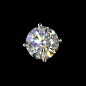 8.5 Carat Lab Grown Round Diamond Stud Earrings
