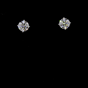 8.5 Carat Lab Grown Round Diamond Stud Earrings
