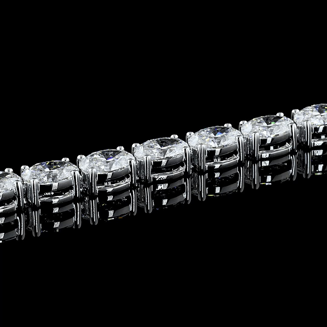 9.41 Carat Lab Grown Diamond Bracelet