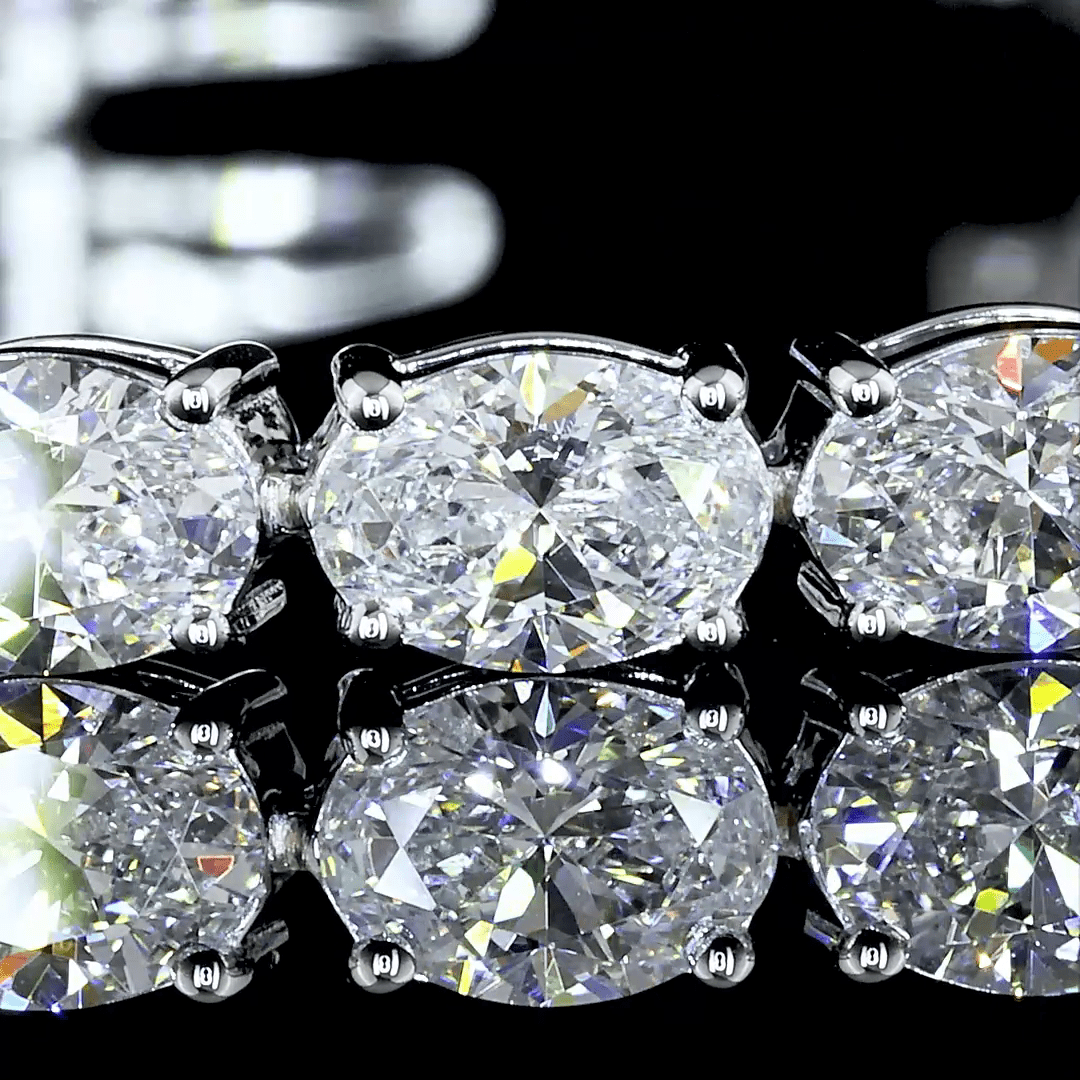 9.41 Carat Lab Grown Diamond Bracelet