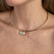9 Carat Lab Oval Diamond Solitaire Pendant