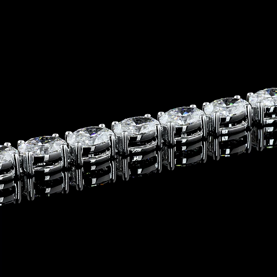 9.41 Carat Lab Grown Diamond Bracelet