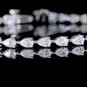 3.85 Carat Lab Grown Diamond Tennis Bracelet