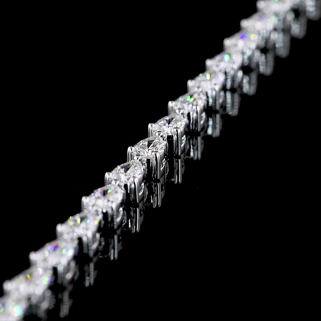 3.85 Carat Lab Grown Diamond Tennis Bracelet