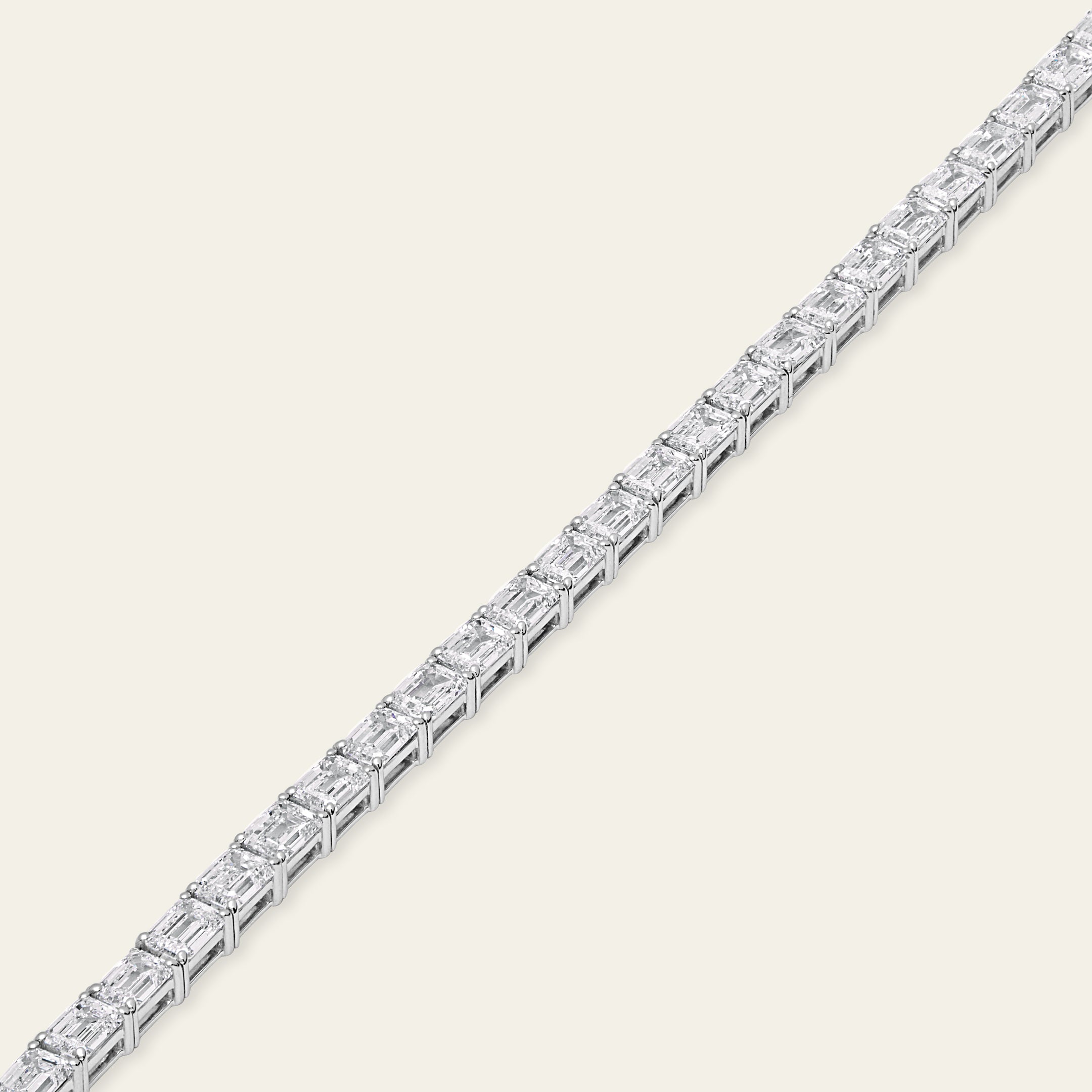 Emerald Cut Diamond Bracelet