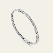 White Gold Bezel Set Diamond Bracelet