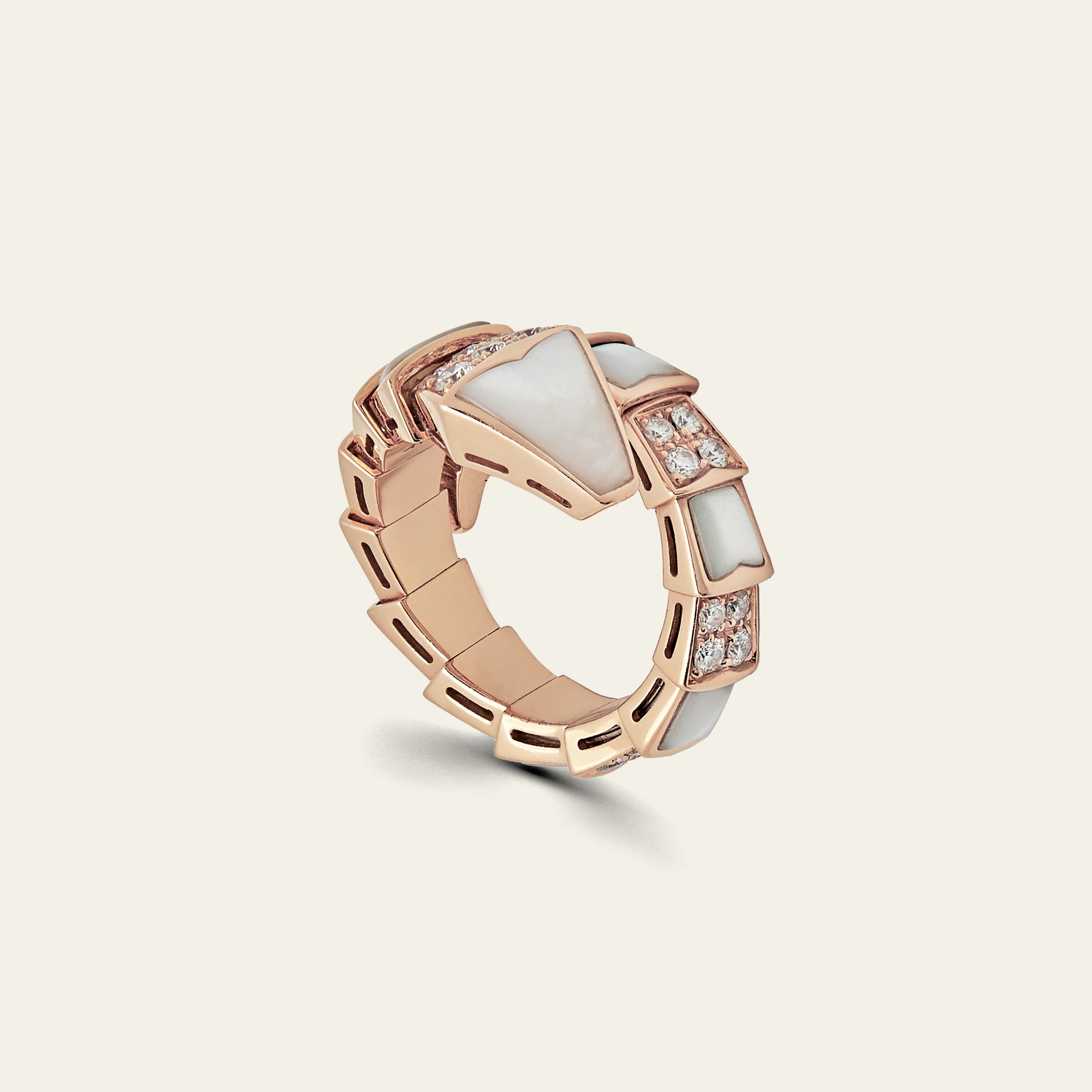 BVLGARI Serpenti Viper One-Coil Ring 350667