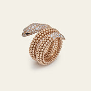 Bvlgari Serpenti Ring 358664 Rose Gold