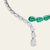 Emerald and Diamond Collar Necklace