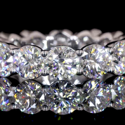 5.56 Carat Lab Grown Diamond Eternity Ring