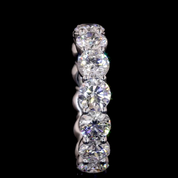 5.56 Carat Lab Grown Diamond Eternity Ring