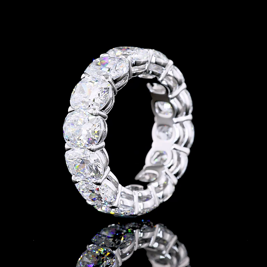 10.31 Carat Lab Grown Diamond Eternity Ring