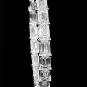 7.27 Carat Lab Grown Diamond Hoop Earrings