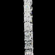 3.95 Carat Lab Grown Diamond Hoop Earrings