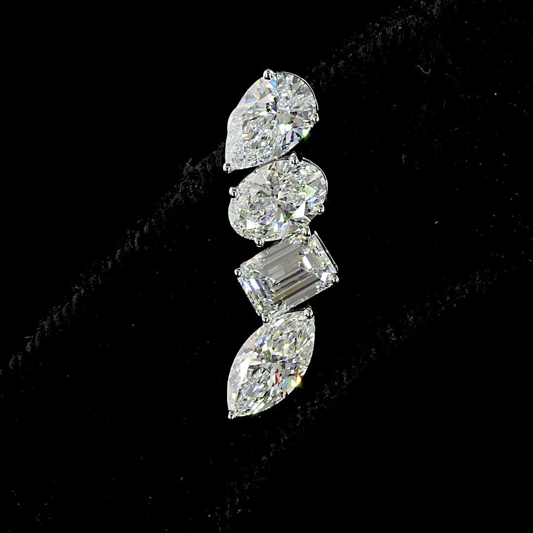 4.1 Carat Lab Grown Diamond Earrings