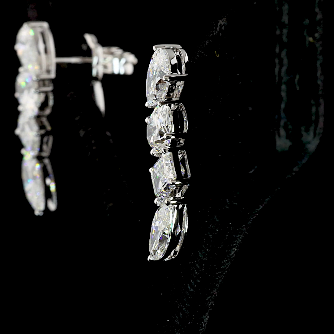 4.1 Carat Lab Grown Diamond Earrings