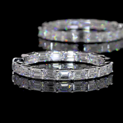 9.86 Carat Lab Grown Diamond Hoop Earrings