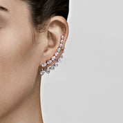 White Gold and Diamond Ear Cuffs