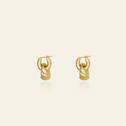 Gold Double Hoop Earrings