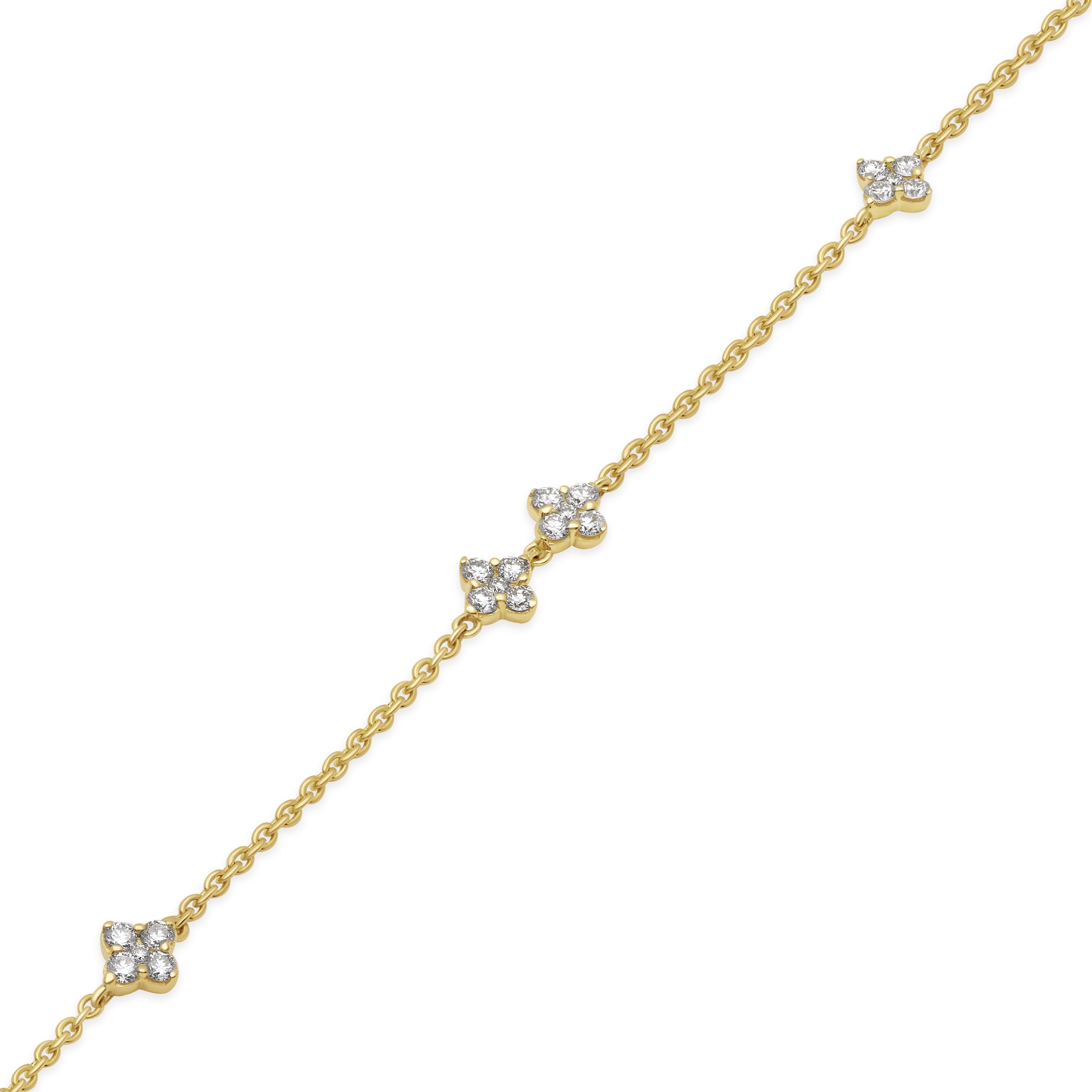 Clover Diamond Hand Chain