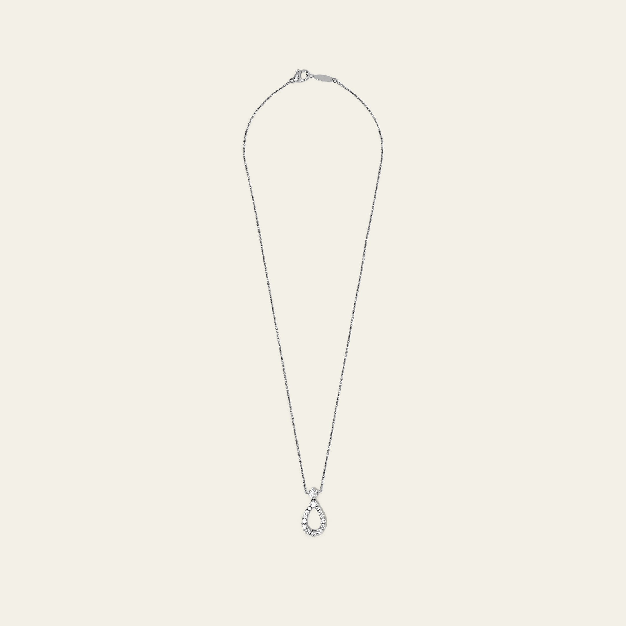 Harry Winston Diamond Loop Pendant Necklace