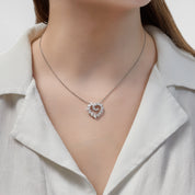 Harry Winston Garland Large Heart Diamond Pendant