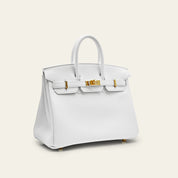 Hermès Birkin 25 Swift Calfskin New White Gold Hardware