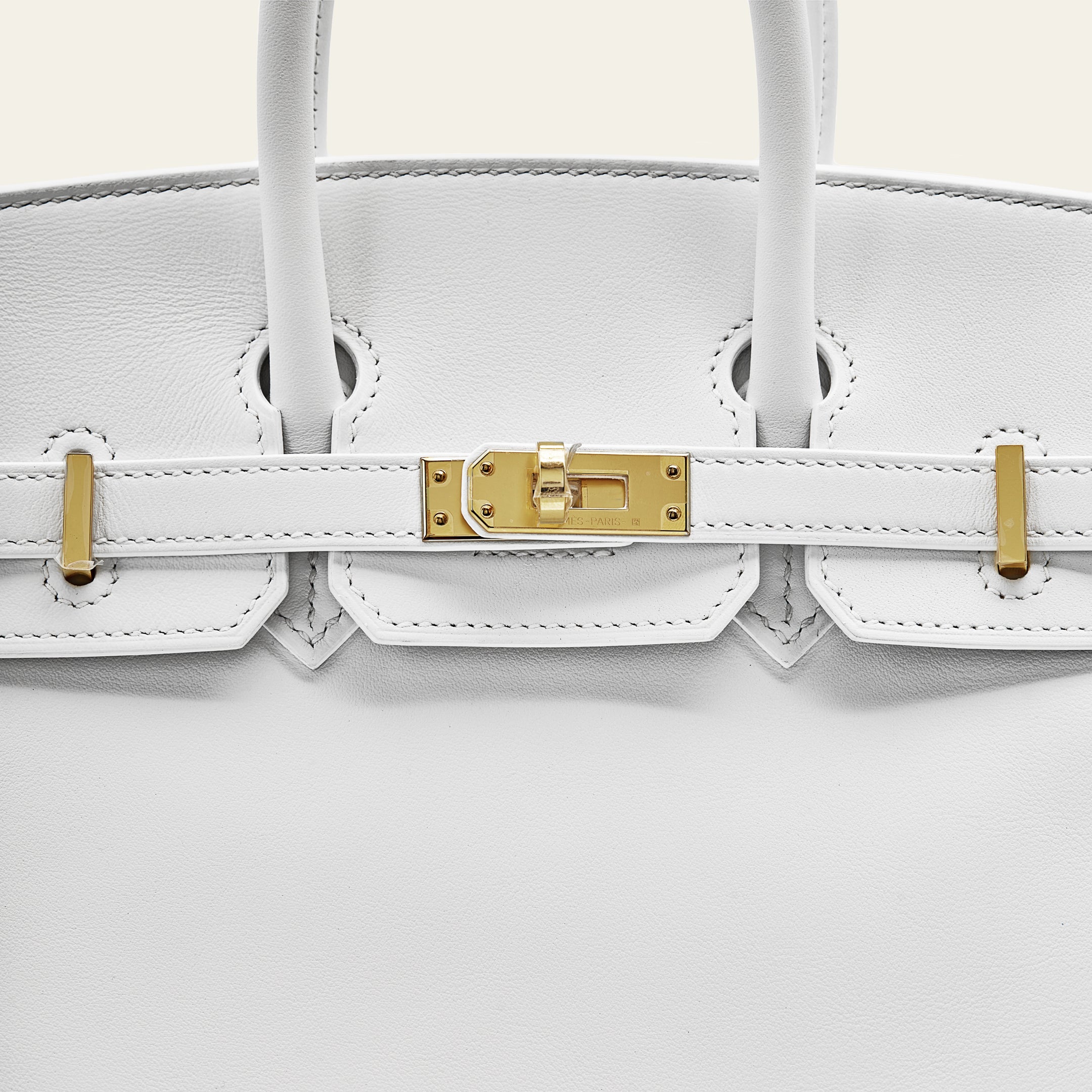 Hermès Birkin 25 Swift Calfskin New White Gold Hardware