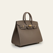 Hermès Birkin Sellier 25 Epsom Calfskin Etoupe Gold Hardware