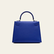 Hermès Kelly II Sellier 25 Epsom Calfskin Bleu Royal Palladium Hardware