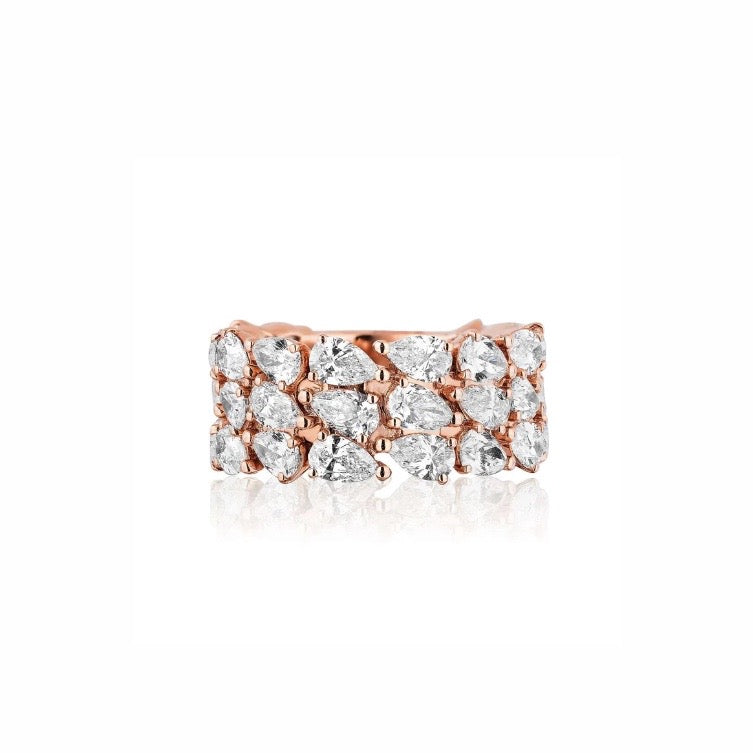 Rose Gold Diamond Eternity Band