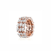 Rose Gold Diamond Eternity Band