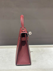 Hermès Kelly 20 Sellier Mini Epsom Rouge H Palladium Hardware