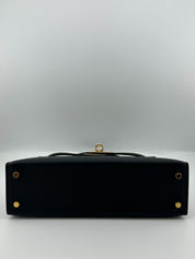 Hermès Kelly 20 Sellier Mini Epsom Noir Gold Hardware