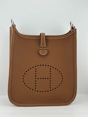 Hermès Evelyne 16 Mini Clemence Bull Calfskin Gold Palladium Hardware