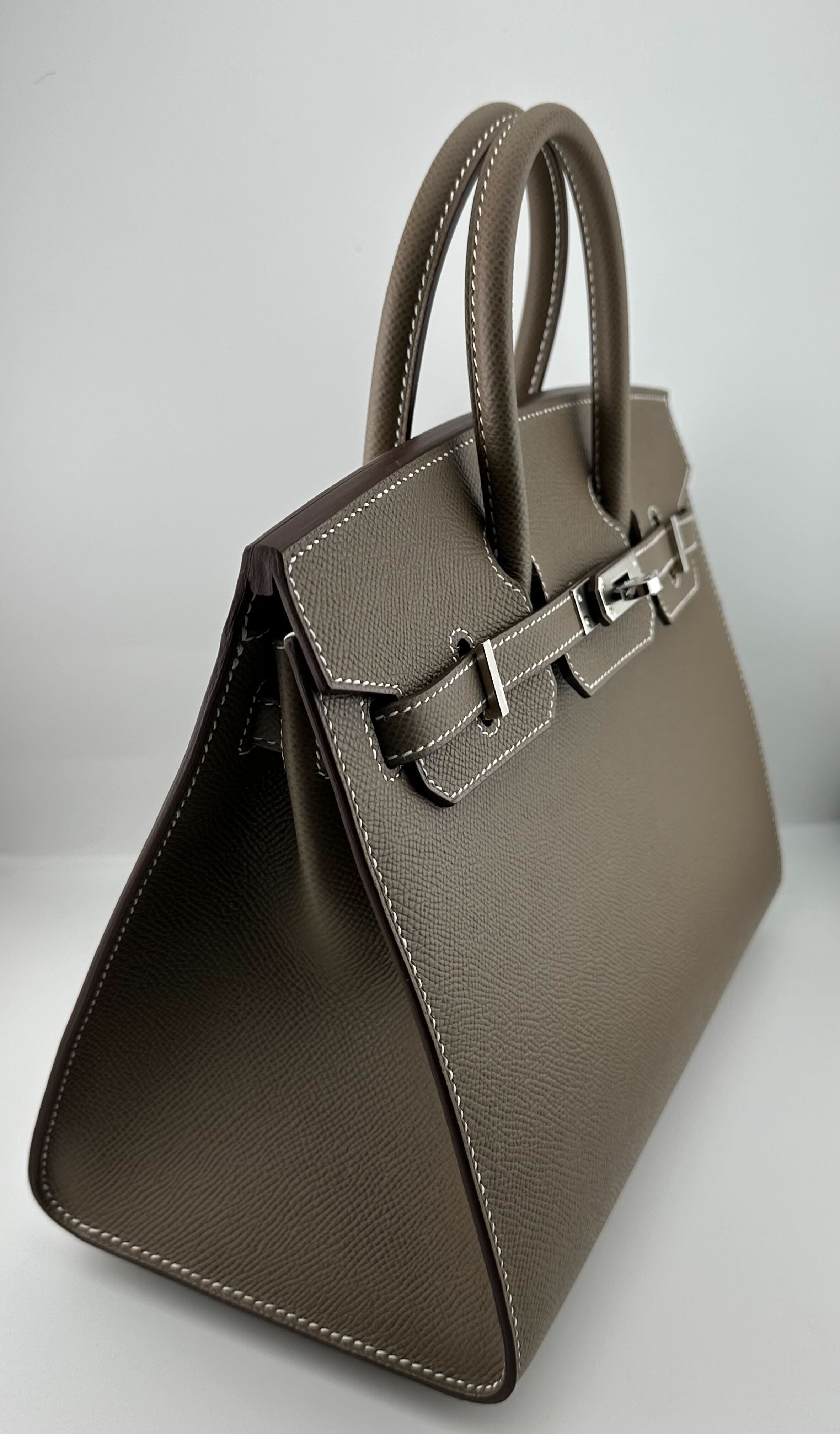 Hermès Birkin Sellier 25 Epsom Etoupe Palladium Hardware